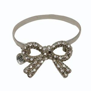Betsey Johnson Bow Cuff Bracelet rhinestones